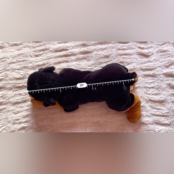 Toys R’ Us Animal Valley Rottweiler Plush 🐶🖤🔲 - Picture 7 of 7